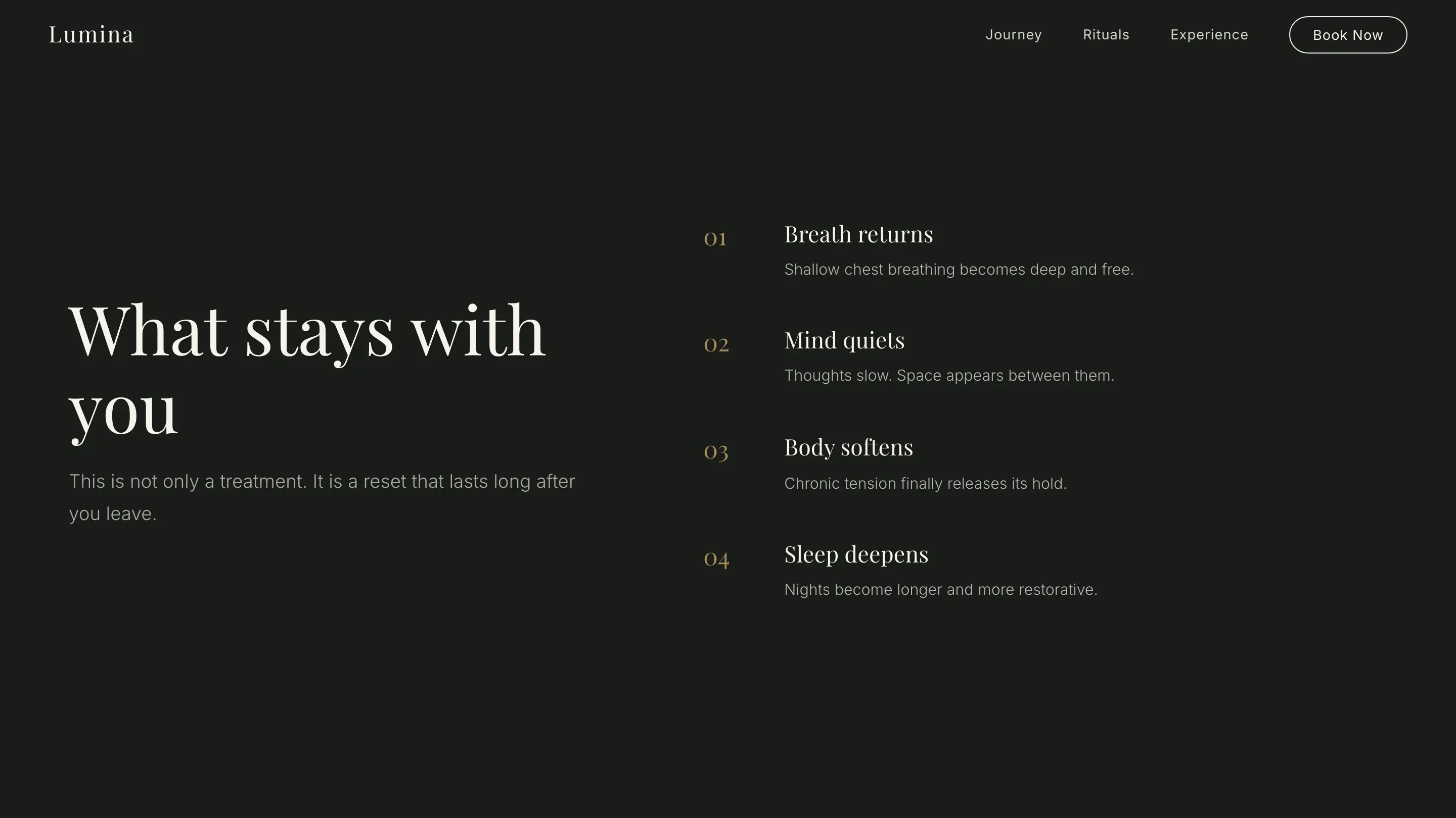 Lumina Spa, screenshot 4