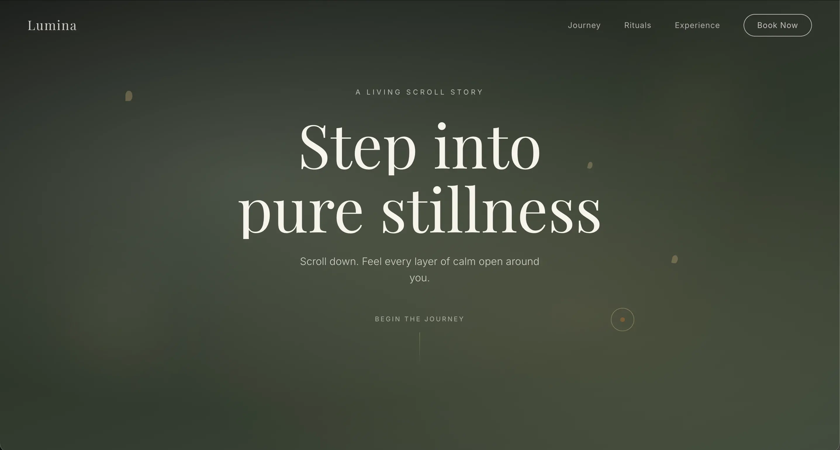 Lumina Spa, main screenshot