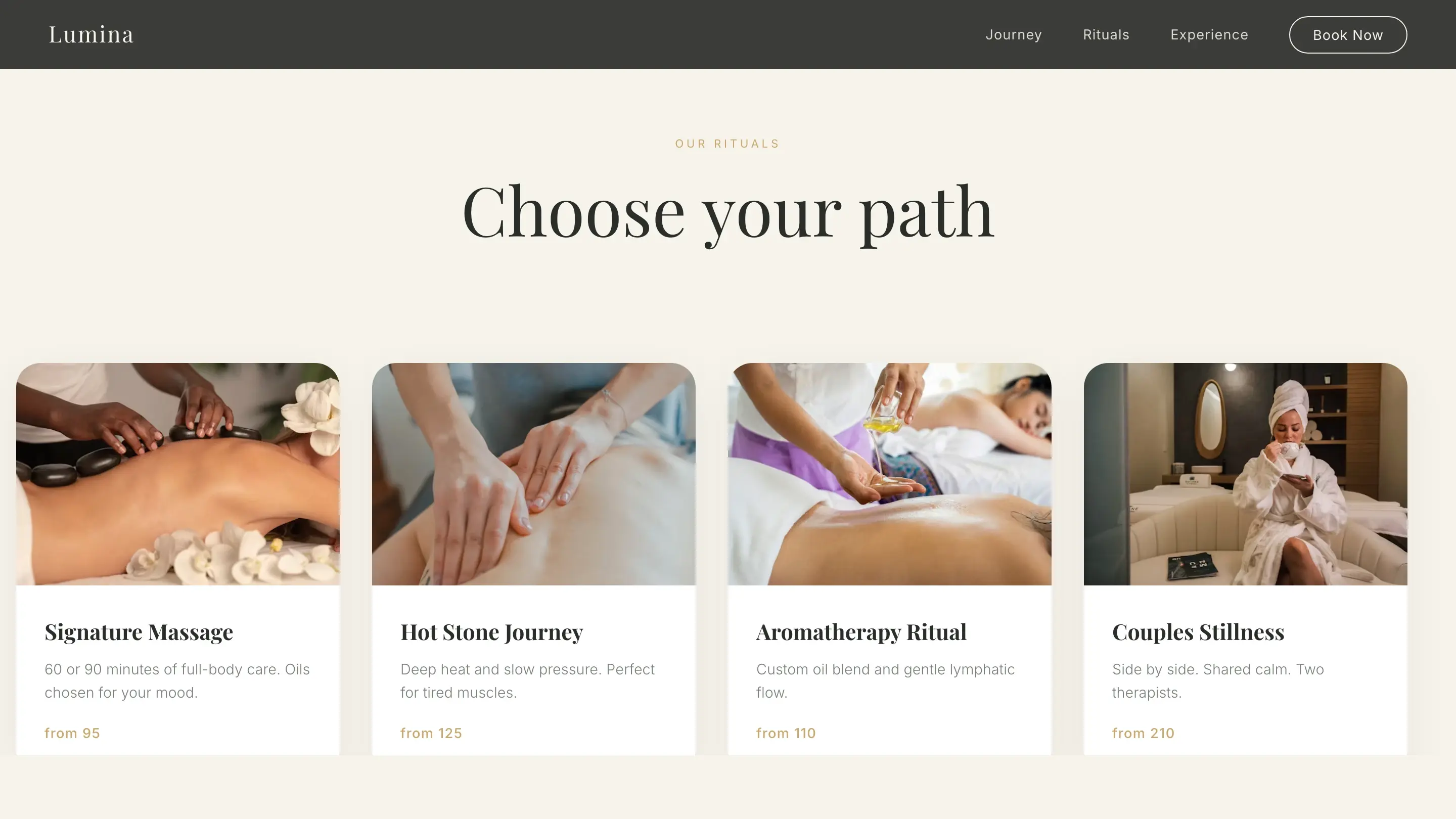 Lumina Spa, screenshot 3